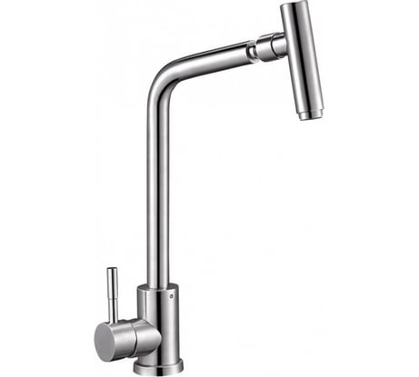Смеситель для кухни Solone с высоким поворотным изливом, нержавеющая сталь EZA4-C090