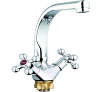 Смеситель для кухни G-lauf с высоким поворотным изливом, белый QTZ4-D856