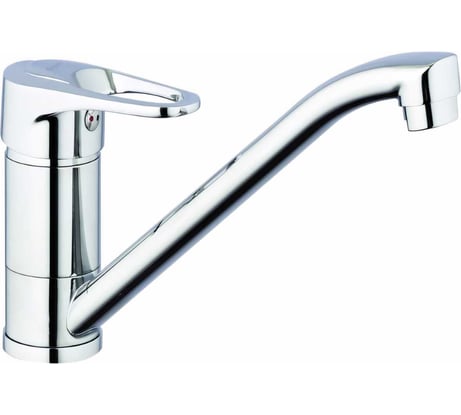 Смеситель для кухни G-lauf с плоским поворотным изливом, хром 4P4-A043