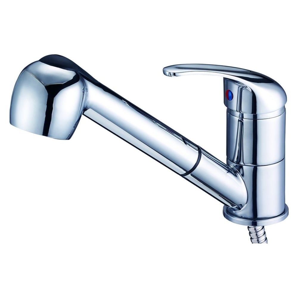 Смеситель для кухни Solone с выдвижной лейкой, хром KEN4-A031 ...