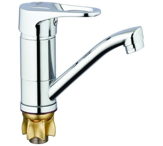 Смеситель для кухни G-lauf с плоским поворотным изливом, хром 4T4-B043