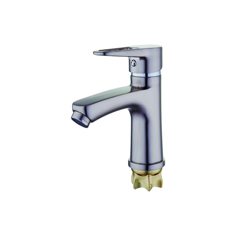 Смеситель для раковины умывальника G-lauf с коротким изливом, сатин ...