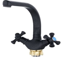 Смеситель для кухни G-lauf с высоким изливом, черный QTZ4-D827KB