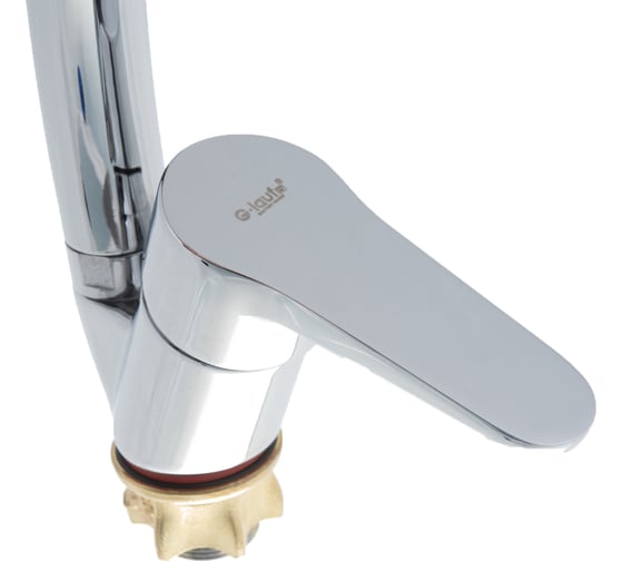 Смеситель для кухни G-lauf с высоким поворотным изливом, хром NUD4-A146