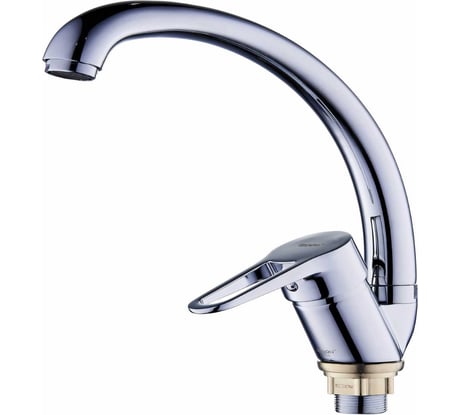 Смеситель для кухни G-lauf с высоким поворотным изливом, хром NUD4-A045