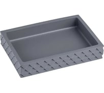 Мыльница PERFECTO LINEA STONE ESSENCE серая 35-690103