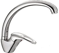 Смеситель для кухонной мойки Haiba латунь, с высоким поворотным изливом, хром HB4103