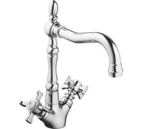 Смеситель для ванны Haiba латунный, с длинный поворотным изливом и душевой лейкой, сатиновое покрытие HB2221-5 539763