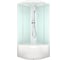 Кабина Melodia della vita CLASSICA 90x90 высокий, матовое стекло, белые стены, белый профиль MB01029 17945 1