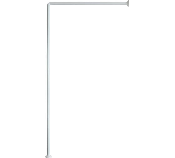 Карниз для ванной комнаты MELODIA UNIVERSAL 90x90x90 см AL белый д.25 мм Mcr-00015BL 18588