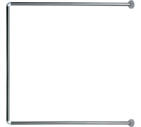 Карниз для ванной комнаты Melodia della vita UNIVERSAL 90x90x90 см SS хром д.25 мм Mcr-00014BL 18587