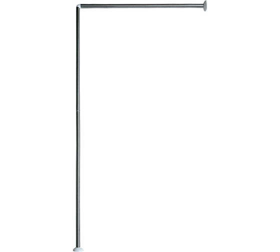 Карниз для ванной комнаты MELODIA UNIVERSAL 90x90x90 см SS хром д.25 мм Mcr-00014BL 18587