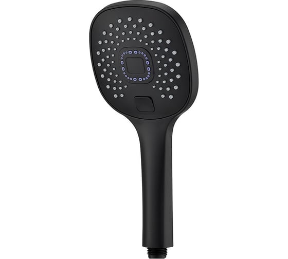 Лейка MELODIA LUXE 3 функции, d120 мм, черная MKP26311BL_bk 18673