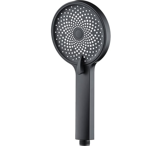 Лейка MELODIA LUXE 3 функции, d120 мм, черная MKP26312BL_bk 18675 1