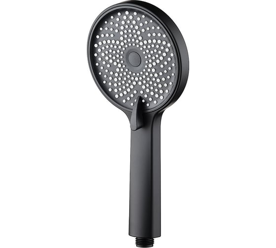 Лейка MELODIA LUXE 3 функции, d120 мм, черная MKP26313BL_bk 18677 1