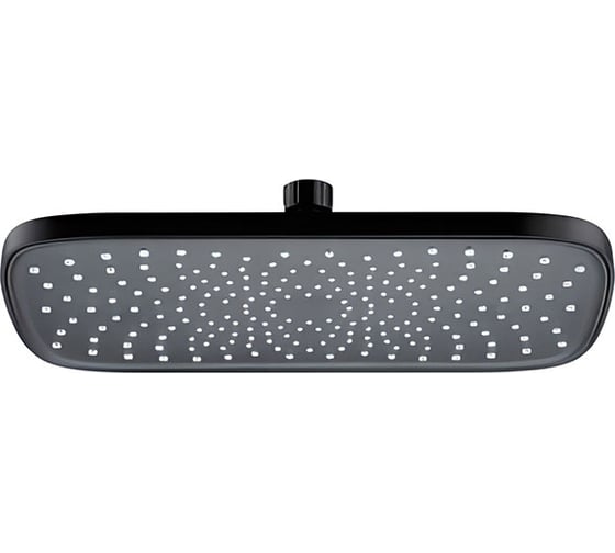 Лейка верхнего душа Melodia della vita квадрат 300x200 мм, черный MKP27013C_bk 18686
