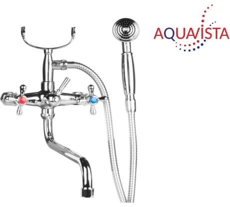 Смеситель для ванны AQUAVISTA двуручковый AXR 800-01