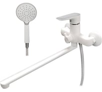Смеситель для ванны Melodia della vita Rumba White картридж д.35 мм длинный излив MDV35341wt 12776