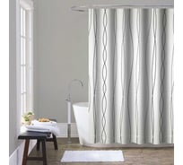 Шторка для ванны тканевая Melodia della vita 180x200 см, "Светлая дымка" MZ-178 13280