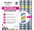 Шторка для ванны тканевая Melodia della vita 180x200 см, "Голубые зигзаги" MZ-159 13265 3