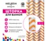 Шторка для ванны тканевая Melodia della vita 180x200 см, "Оранжевые зигзаги" MZ-167 13270 3