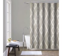 Шторка для ванны тканевая Melodia della vita 180x200 см, "Классический ромб" MZ-170 13272