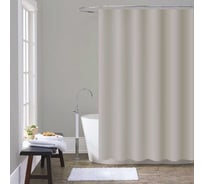 Шторка для ванны Melodia della vita PEVA, однотонная, 180x200 см, кофе с молоком MZ-402 13283