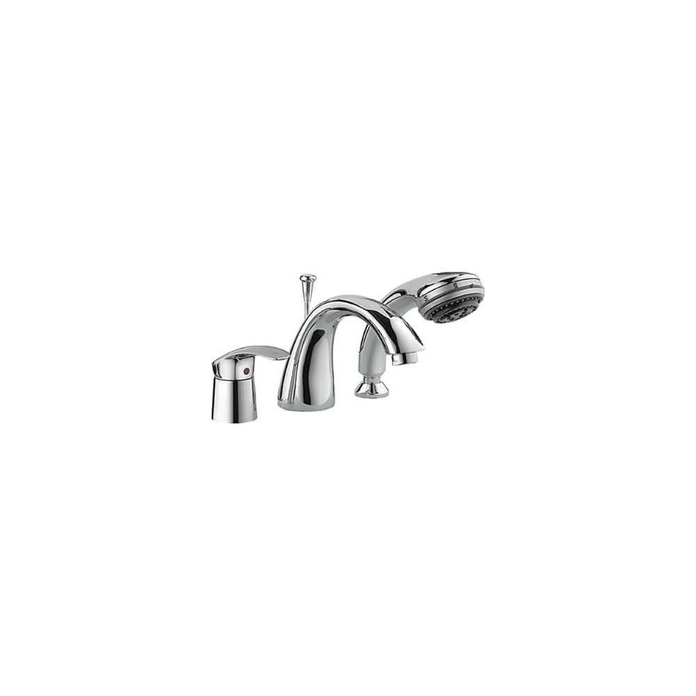 Смеситель с монтажом на борт акриловой ванны Haiba с выдвижной лейкой ...