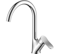 Смеситель для кухни Zenta Вейв R-излив, хром Z2701