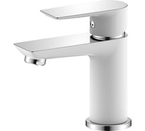 Смеситель для умывальника Zenta Бланко хром/белый Z2506W