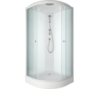 Душевая кабина Bauedge BAU Dream 90x90x215, прозрачное закаленное стекло, белая SB0006