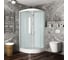Душевая кабина Bauedge BAU Dream 90x90x215, прозрачное закаленное стекло, белая SB0006 11