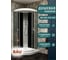 Душевая кабина Bauedge BAU Dream 90x90x215, прозрачное закаленное стекло, черная SB0007B 2