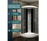 Душевая кабина Bauedge BAU Dream 90x90x215, прозрачное закаленное стекло, черная SB0007B 4