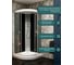Душевая кабина Bauedge BAU Dream 90x90x215, прозрачное закаленное стекло, черная SB0007B 5