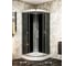 Душевая кабина Bauedge BAU Dream 90x90x215, прозрачное закаленное стекло, черная SB0007B 6