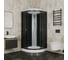Душевая кабина Bauedge BAU Nimb с поддоном 90x90x215, прозрачное закаленное стекло, черный матовый профиль, черная задняя стенка SB0011B 8