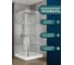 Душевой уголок Bauedge BAU Stil pattern квадратный 90x90x200, с поддоном 12,5 см, закаленное стекло 6 мм, профиль хромированный алюминий, с сифоном SB0013 4