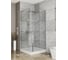Душевой уголок Bauedge BAU Stil pattern квадратный 90x90x200, с поддоном 12,5 см, закаленное стекло 6 мм, профиль хромированный алюминий, с сифоном SB0013 6