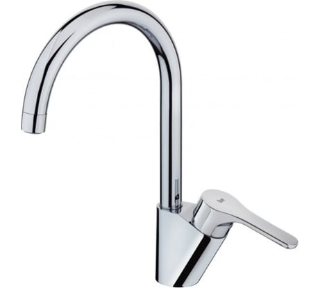 Смеситель Тека SALINA для кухни, высокий R- излив, керамический картридж 35 мм, хром 279956210