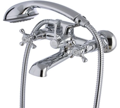 Смеситель для ванны/душа SmartSant Классик нью излив 120 мм, с аксессуарами, хром SM180003AA
