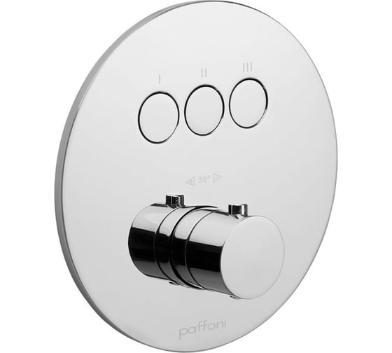 Внешняя часть смесителя термостат Paffoni COMPACT BOX хром CPT019CR 1