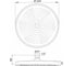 Верхний душ ARGOTECH EDDY, 245 мм, блистер 44220 2