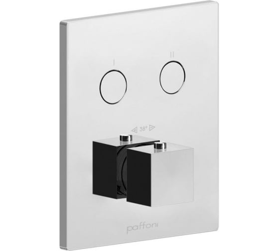 Внешняя часть смесителя Paffoni COMPACT BOX термостат, хром CPT518CR 1