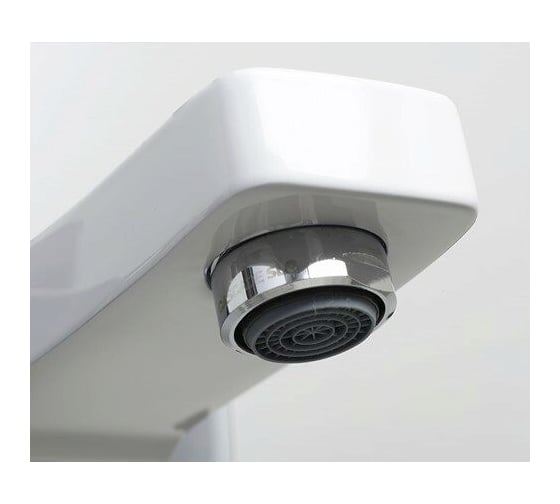Смеситель для ванны WasserKRAFT Aller 1061WHITE с коротким изливом 1061W