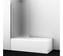 Стеклянная шторка на ванну WasserKraft Berkel 48P01-80L, Matt glass, attglass 48P01-80LM