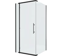 Душевой уголок Bravat Blackline 90x90x195 см, квадратный, черный BS090.3113A 00-00249365