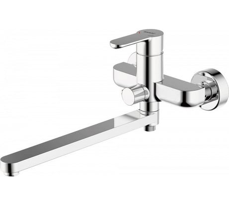 Смеситель для ванны Bravat Stream с душем, длинный нос F63783C-L 00-00004754