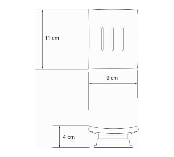 Мыльница WasserKRAFT Amper K-5429BLACK