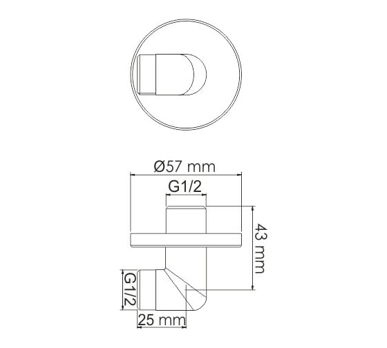 Подключение шланга WasserKRAFT A134